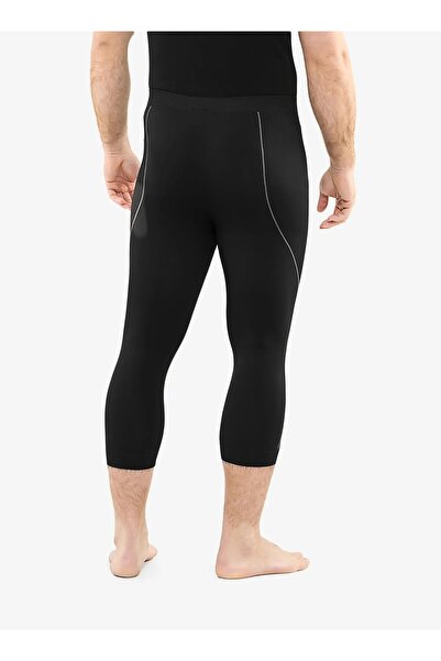 Viking Colanți termoactivi Strat de bază Eiger 2.0 Pantaloni 3/4 - negru/gri XL