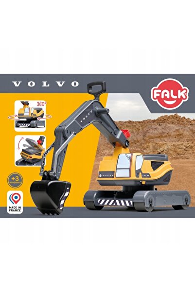 NO BRAND MAȘINUȚĂ DE ÎMPINS – EXCAVATOR ARTICULAT ȘI ROTATIV VOLVO, CU LOPATĂ...
