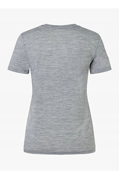NO BRAND Tricou de damă din lână merino Super. Tent View Tee - gri cașmir mel M