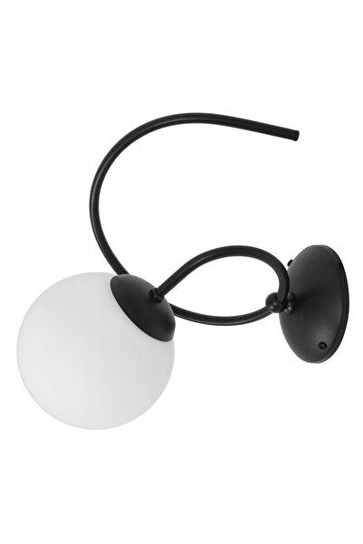 NO BRAND Aplică de perete NELA Kaja negru/alb E14 10W design modern LED