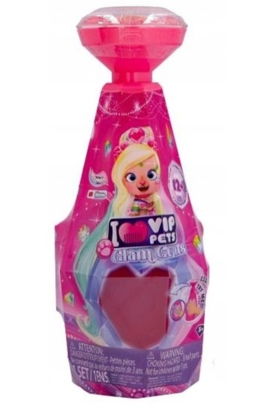 IMC Toys TmToys VIP PETS GLAM GEMS ANIMĂLĂ MICĂ CU BLOCURI PREȚIOASE surpriză...