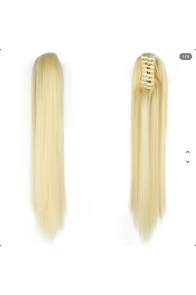 hair Set 2 x Coada de Par cu Cleste 70cm - Blond Deschis #613