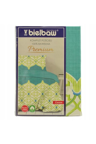 NO BRAND Set de lenjerie de pat 160x200 cm, bumbac Cesare, 2 x 70x80 cm, Premium