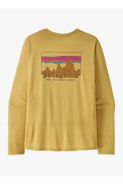Patagonia Bluză cu mânecă lungă Cap Cool Daily Shirt 73 Skyline - galben desc...