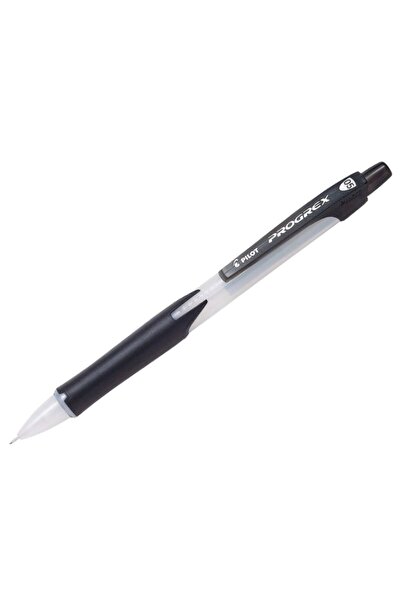 NO BRAND Creion automat Pilot Progrex, 0,5 mm, cu radieră, negru, x 10 bucăți