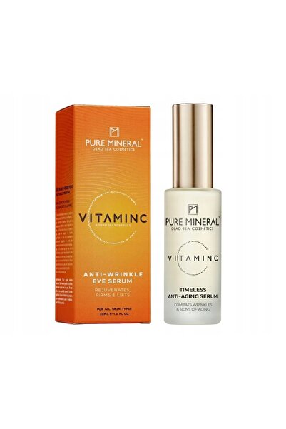NO BRAND Ser Mineral Pur Anti-îmbătrânire cu Vitamina C Timeless 30ml