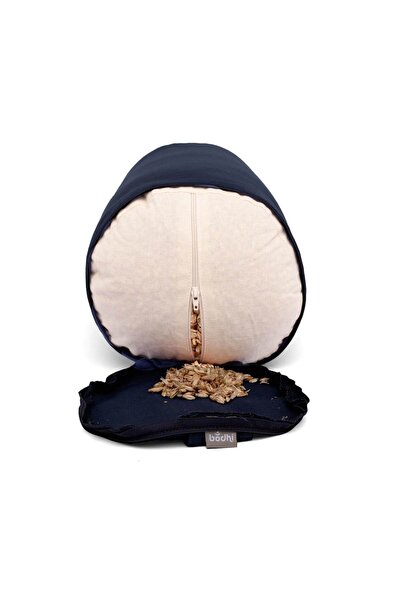 NO BRAND Rolă de yoga Bolster Bodhi cu umplutură de hrișcă, 100% bumbac