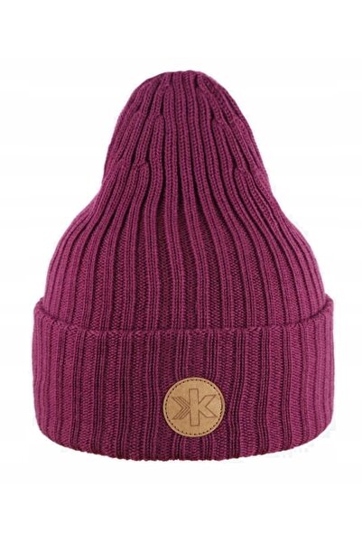 Kama A180 Căciulă tricotată din lână merinos magenta
