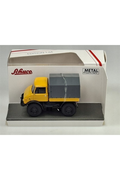 NO BRAND SCHUCO MERCEDES-BENZ UNIMOG U406 cu prelată (U84) 1971 Galben 1:64