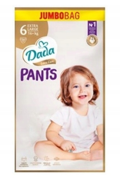 NO BRAND Dada Pants Scutece-chiloțel Extra Îngrijire Mărimea 6 PACHET JUMBO 1...