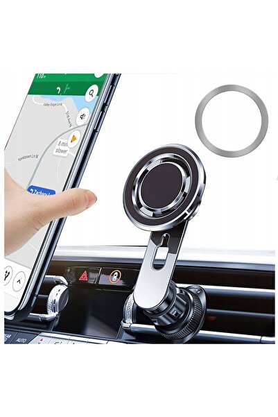 NO BRAND Suport auto MagSafe pentru iPhone 14 13 12 pentru grila de ventilați...