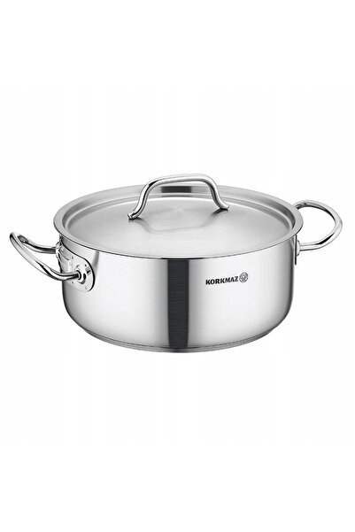 NO BRAND Oală tradițională din oțel inoxidabil 6.2L – Oală pentru aragaz cu g...