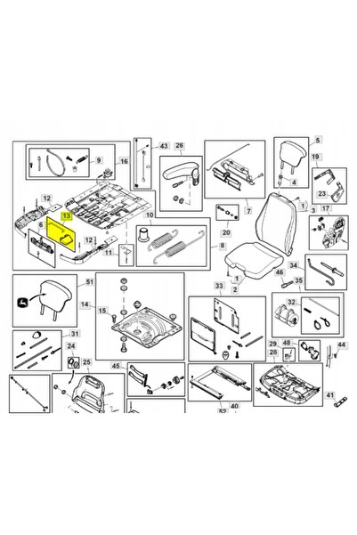 John Deere Mâner de prindere 5090R 5100R AL210445