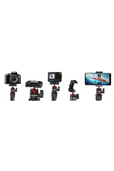 NO BRAND TREPIED ELASTIC ÎNALT 2-în-1, SUPORT PENTRU APARAT FOTO, SMARTOFNA, ...