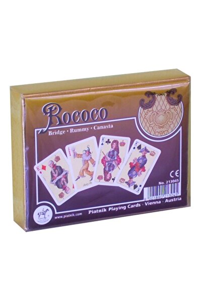 NO BRAND Cărți de joc PIATNIK LUX ROCOCO
