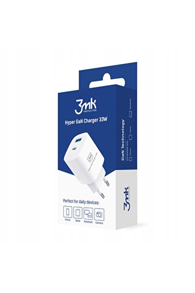 NO BRAND Încărcător de rețea 3MK 33W Hyper GaN Charger USB