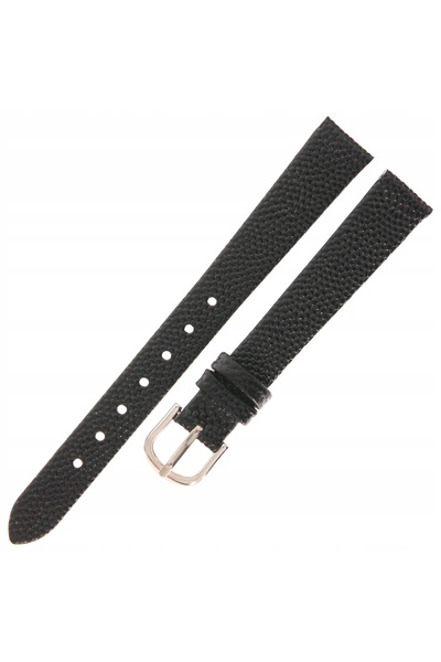 PACIFIC W42 - Negru - 12mm - Curea de ceas din piele texturată
