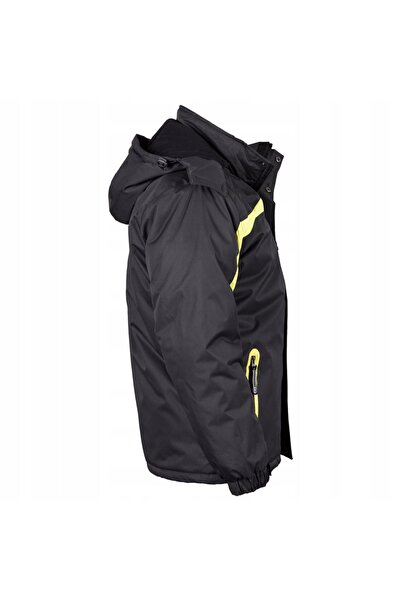 Reis Geacă matlasată de protecție, bărbătească, negru-seledin, mărimea 3XL