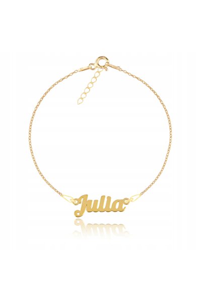 NO BRAND Brățară din aur cu numele JULIA, argint 925