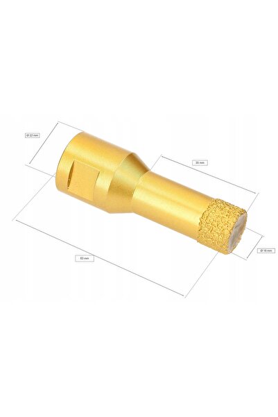 NO BRAND Burghiu diamantat tip carotă M14 pentru gresie glazurată, durabil, p...