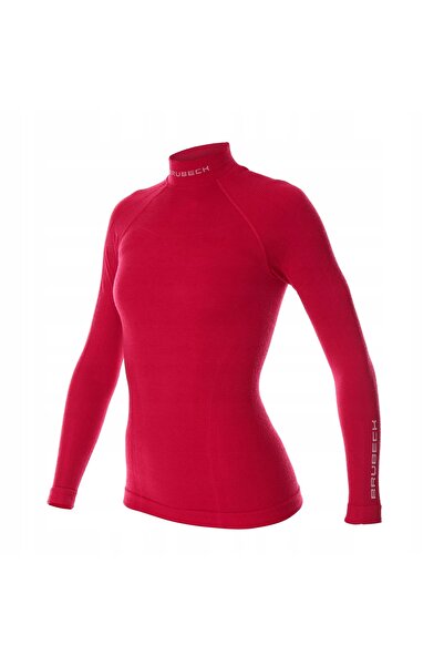 Brubeck Bluză termică de damă EXTREME WOOL Merino zmeură L