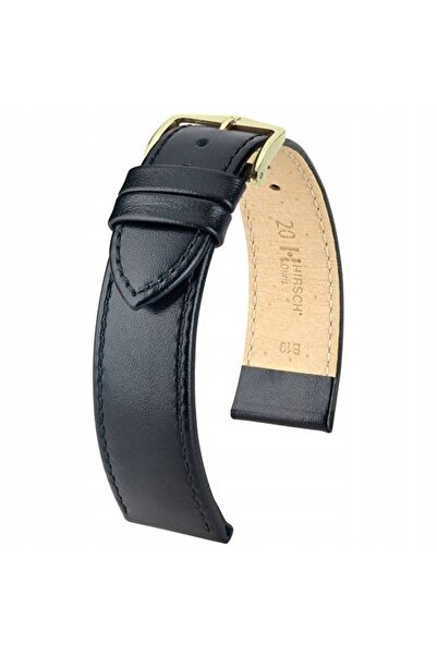 NO BRAND HIRSCH Osiris L - NEGRU - 21 mm - Curea de ceas din piele