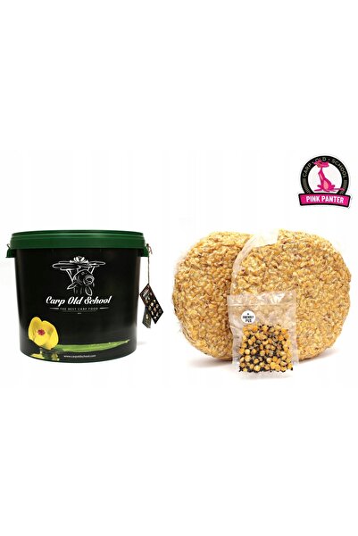 NO BRAND Carp Old School Wiadro Corn - Pink Panter 10kg