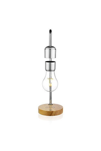Interlook Lampă de veghe LED, bec intermitent, încărcător inductiv QI premium