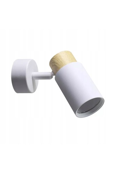 NO BRAND Claro lampa kinkiet alb 1x15W GU10 abajur alb+d