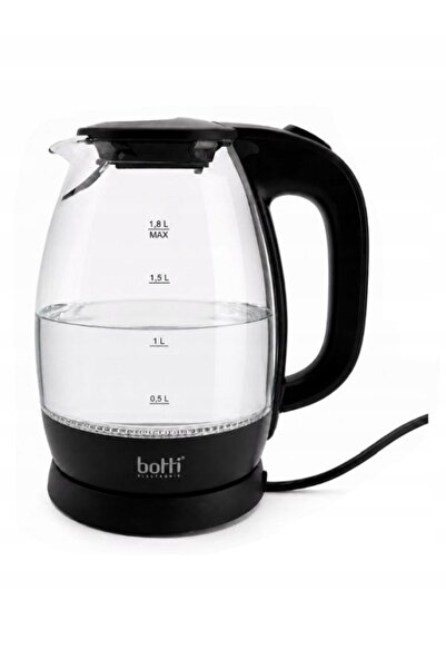 NO BRAND BOTTI CALDI 1.8 l fierbător electric de sticlă cu iluminare LED