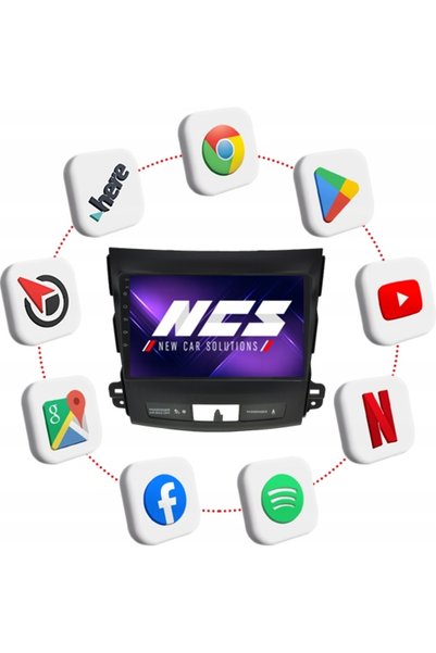 NO BRAND NCS ZQ9 RADIO AUTO MITSUBISHI OUTLANDER 2006-2012 ANDROID 8GB LTE
