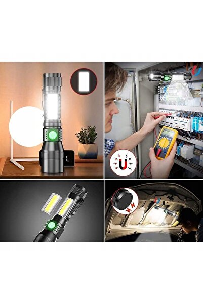 NO BRAND LAMPĂ LED, ÎNCĂRCARE USB, IMPERMEABILĂ, PENTRU CAMPING ȘI ACTIVITĂȚI...