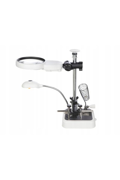 verk group KIT DE LUPĂ DE LIPIT CU TĂRĂȘI DE FĂRĂSĂRĂ, CU MÂNER ȘI 6 LUMINI LED