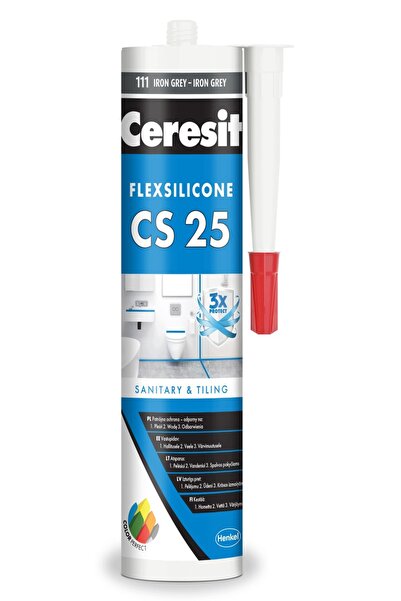 NO BRAND Ceresit CS 25 Basalt Silicon Sanitar 280 ml