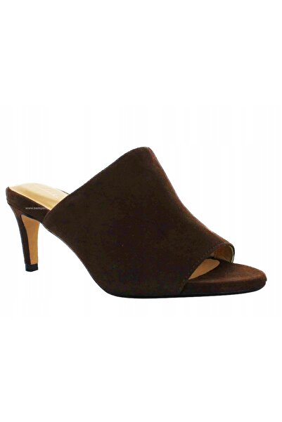 CLARKS Pantofi de damă cu toc - Amali Astra - mărimea 36 - piele întoarsă maro