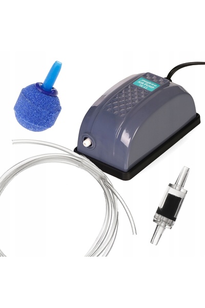 Jingye KIT AERATOR ACVATIC SILENȚIOS ȘI DE ÎNALTĂ PERFORMANȚĂ PIATRĂ+FURTUN+V...