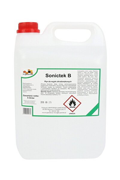 NO BRAND SONICTEK B LICHID PENTRU CURĂȚARE CU ULTRASUNETE ÎNDEPĂTĂREAZĂ RUGIN...