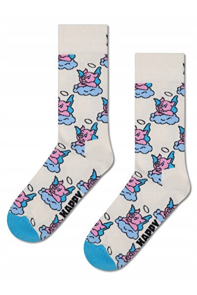 NO BRAND Set cadou 2 perechi de șosete Happy Socks - porc bun și rău 36-40