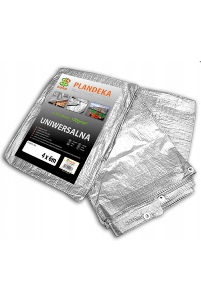 NO BRAND PLANDEKA 4x8 Prelată îngroșată, ranforsată, impermeabilă, cu protecț...
