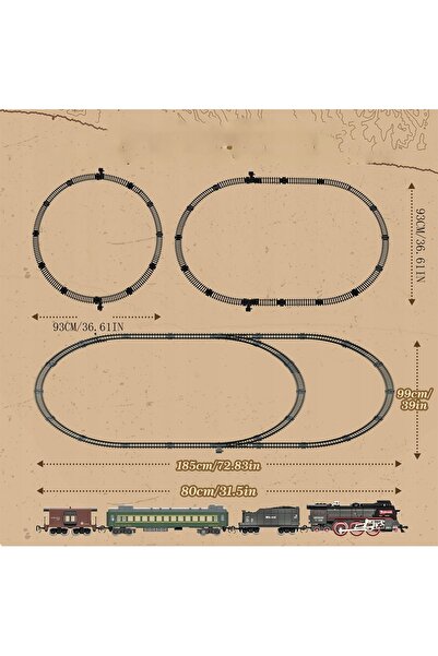 bedee Tren electric gigant cu vapori și fum, jucărie tip vagon XXL