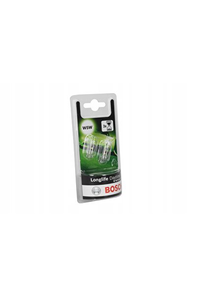 Bosch Bec LONGLIFE DAYTIME W5W 12V 5W blister 2 bucăți - 10 seturi
