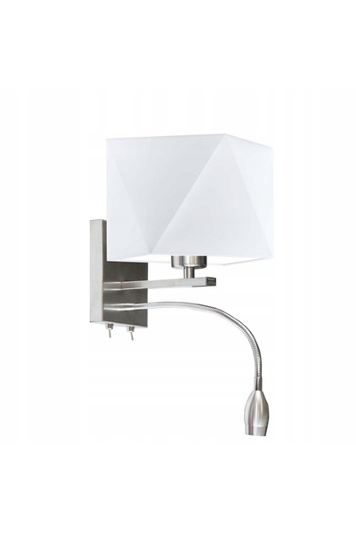 NO BRAND Aplică de perete LED E27, cu abajur ecru, modernă, pentru lectură