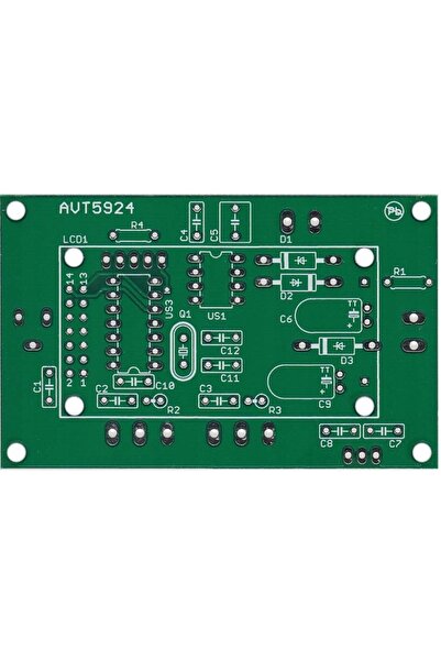 NO BRAND Tahometru digital stroboscopic. LED, AVT5924 PCB+ uP