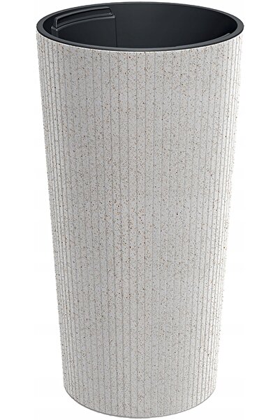 Prosperplast Ghiveci LAMIA Slim Wood DLAS300W 30 h57 - Alb