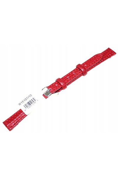 NO BRAND CUREA DE CEAS DIN PIELE ROȘIE, TIP BRĂȚARĂ, 10 mm, JVD 15107
