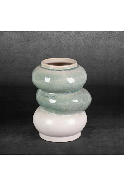 NO BRAND WAZON DECORATIV LIANA (04) 21 X 19 X 26 CM CREAM