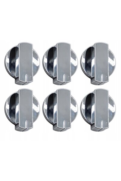 NO BRAND Set de butoane pentru aragaz K5120/K5140 cromate 6 bucăți Thetford