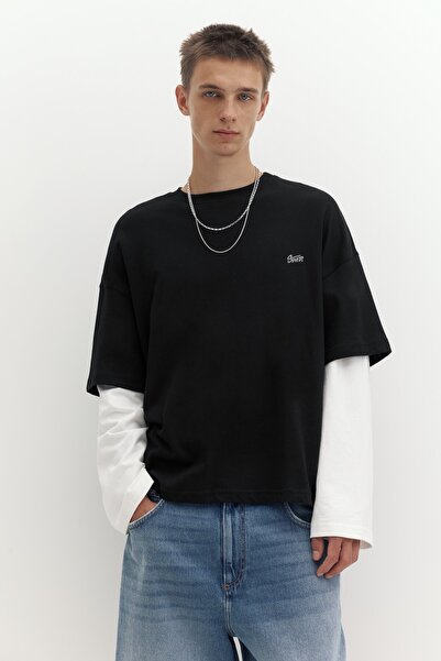 Pull & Bear Çift kollu tişört