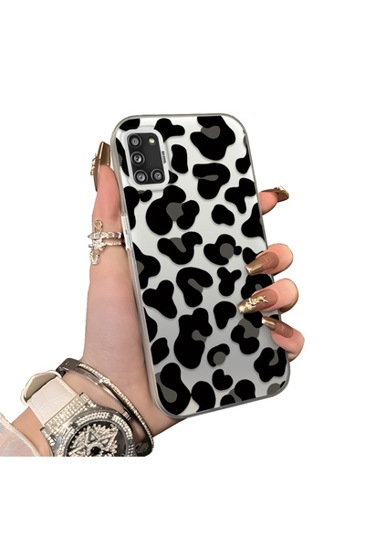 PATTERNOVA Samsung Galaxy A31 Uyumlu Popüler Moda Leopar Silikon Kılıf, Kolay...