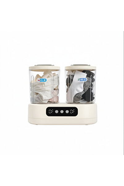 OneStore Mini Mașină de Spălat 3L – 2 Cuve Separate, Control Digital, Portabilă